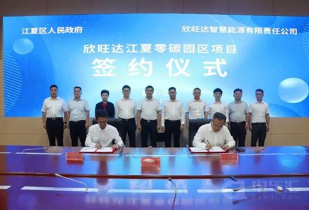 欣旺達智慧能源與武漢市江夏區人民政府簽署合作框架協議