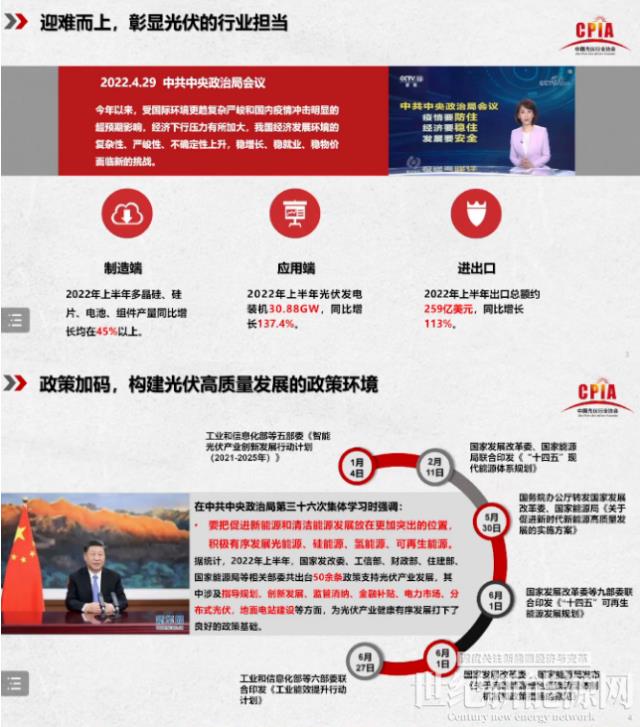 王勃華：2022年我國光伏裝機預計85-100GW