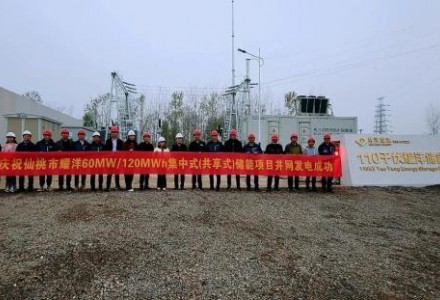 湖北省單體最大集中（共享式）儲能電站全容量并網發電！