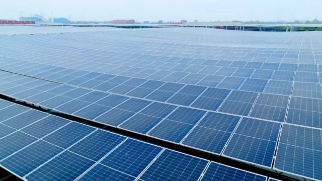 每小時發電2.3萬度！國內最大“污水光伏”項目并網發電
