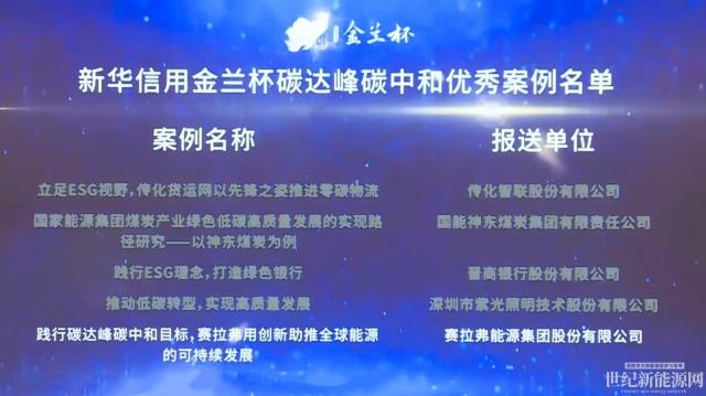 實至名歸！賽拉弗榮膺“新華信用金蘭杯”ESG優秀案例獎