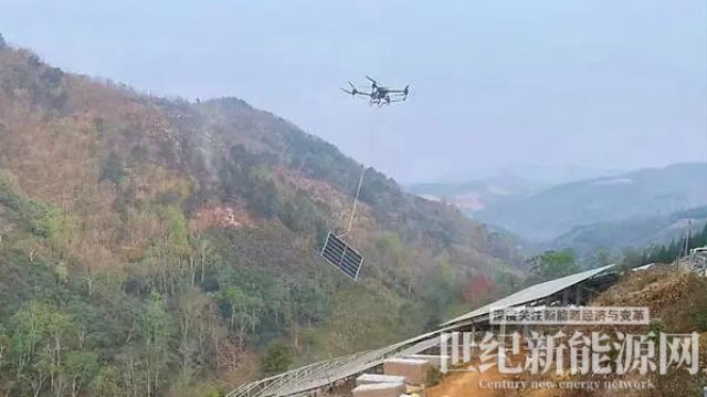 水電九局無人機(jī)為光伏項(xiàng)目建設(shè)增添“翅膀”