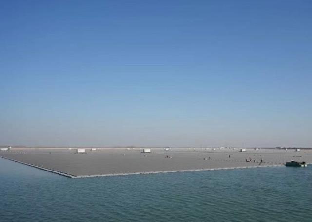 我國第二大水上漂浮式光伏項目首批并網發電
