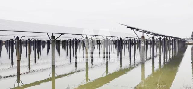 漁業養殖+光伏發電！邁貝特廣東開平50MW漁光互補光伏項目開工