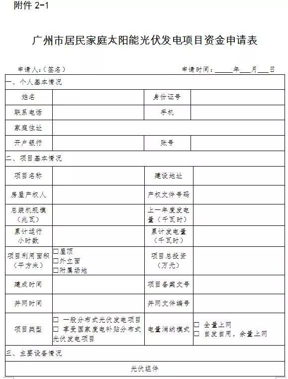 廣州地方光伏補貼（0.15元/度）2018年第一批開始申報