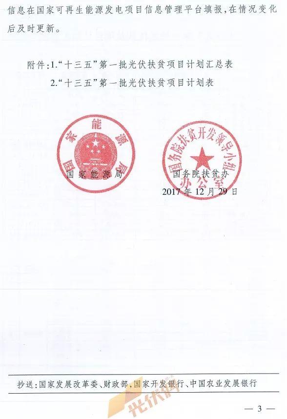 重磅突發(fā)||十三五第一批光伏扶貧項目計劃發(fā)布：4.186GW、8689個村級電站、扶貧71萬戶！