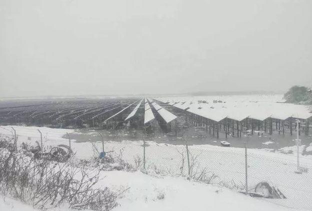 初雪辣么美！你家的光伏電池板還好嗎？