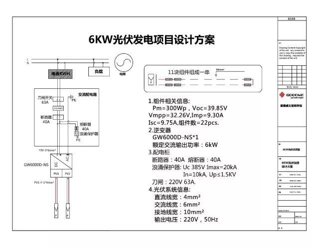 6kW戶用光伏系統(tǒng)典型設(shè)計(jì)全過程