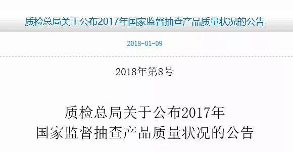 光伏逆變器等產品抽查合格率不到80%！質檢總局公布2017年國家監督抽查產品質量狀況公告！