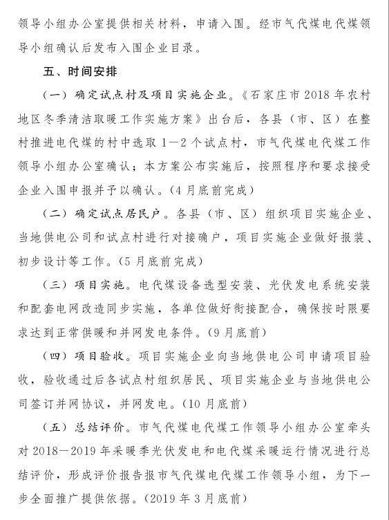 石家莊光伏采暖試點(diǎn)方案，村民一分錢不花裝光伏！整村推進(jìn)，每戶10KW！